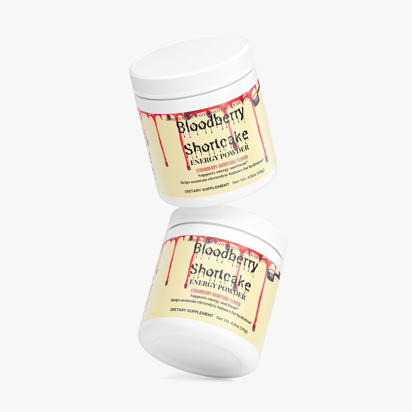 BLOODBERRY SHORTCAKE Energy Powder (Strawberry Shortcake)