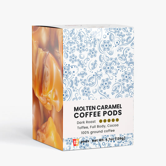 Molten Caramel Coffee Pods (Dark Roast)