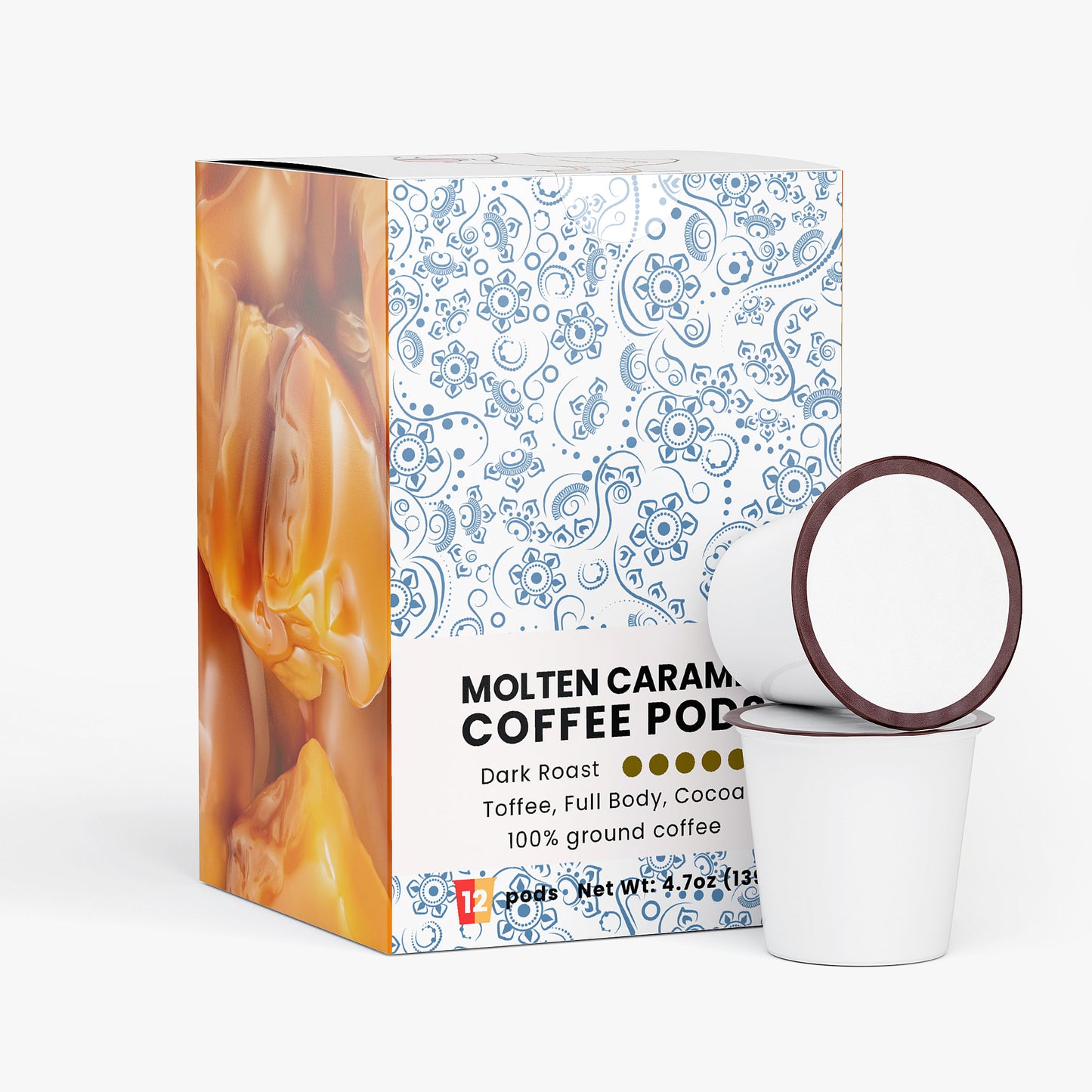 Molten Caramel Coffee Pods (Dark Roast)