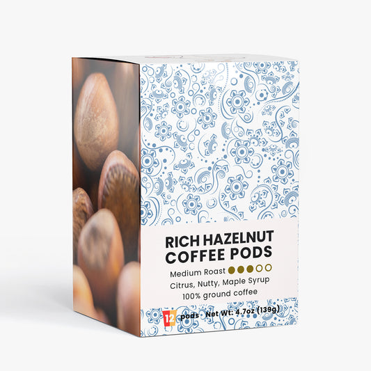 Rich Hazelnut Coffee Pods (Medium Roast)