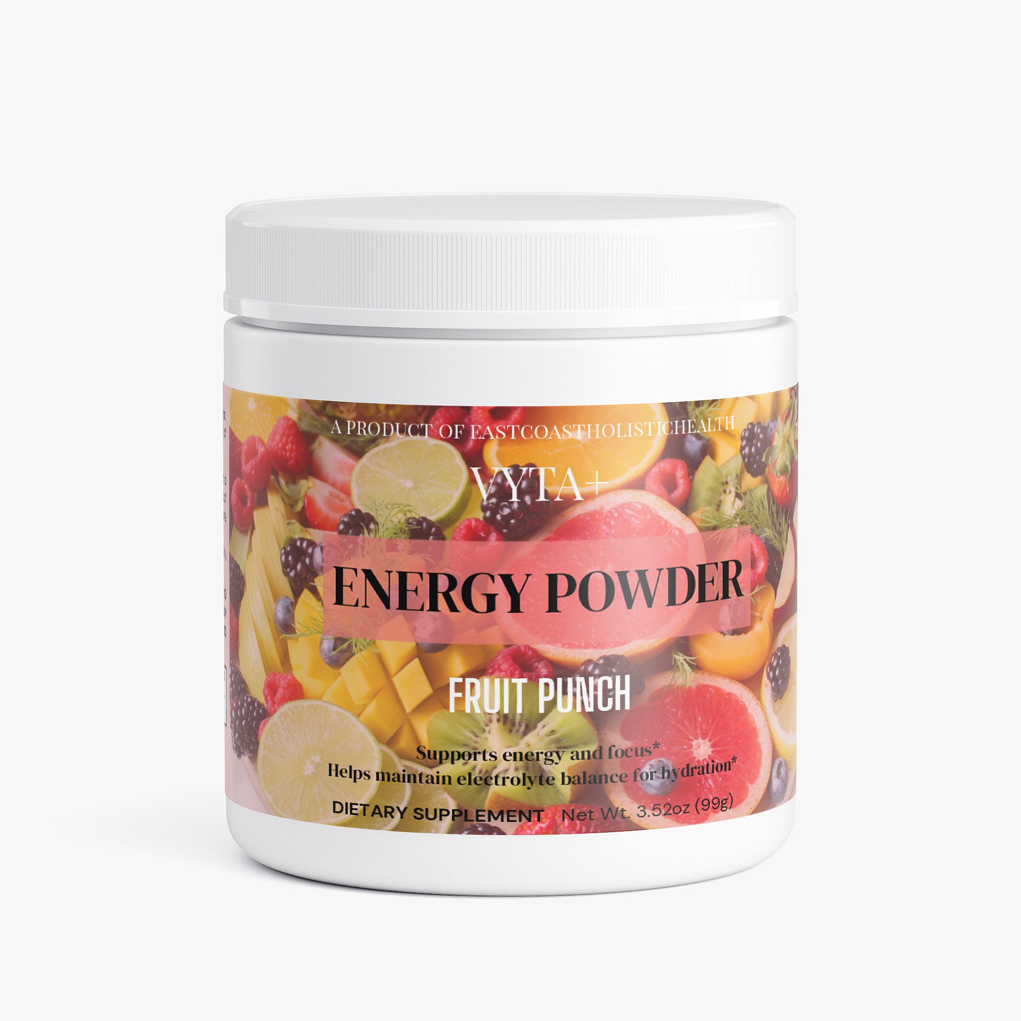 Energy Powder (Fruit Punch) – EastCoastHolisticHealth