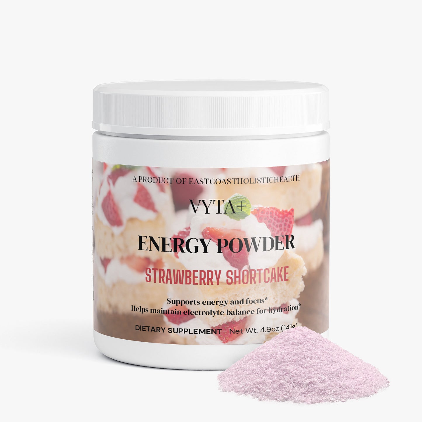 Energy Powder (Strawberry Shortcake)