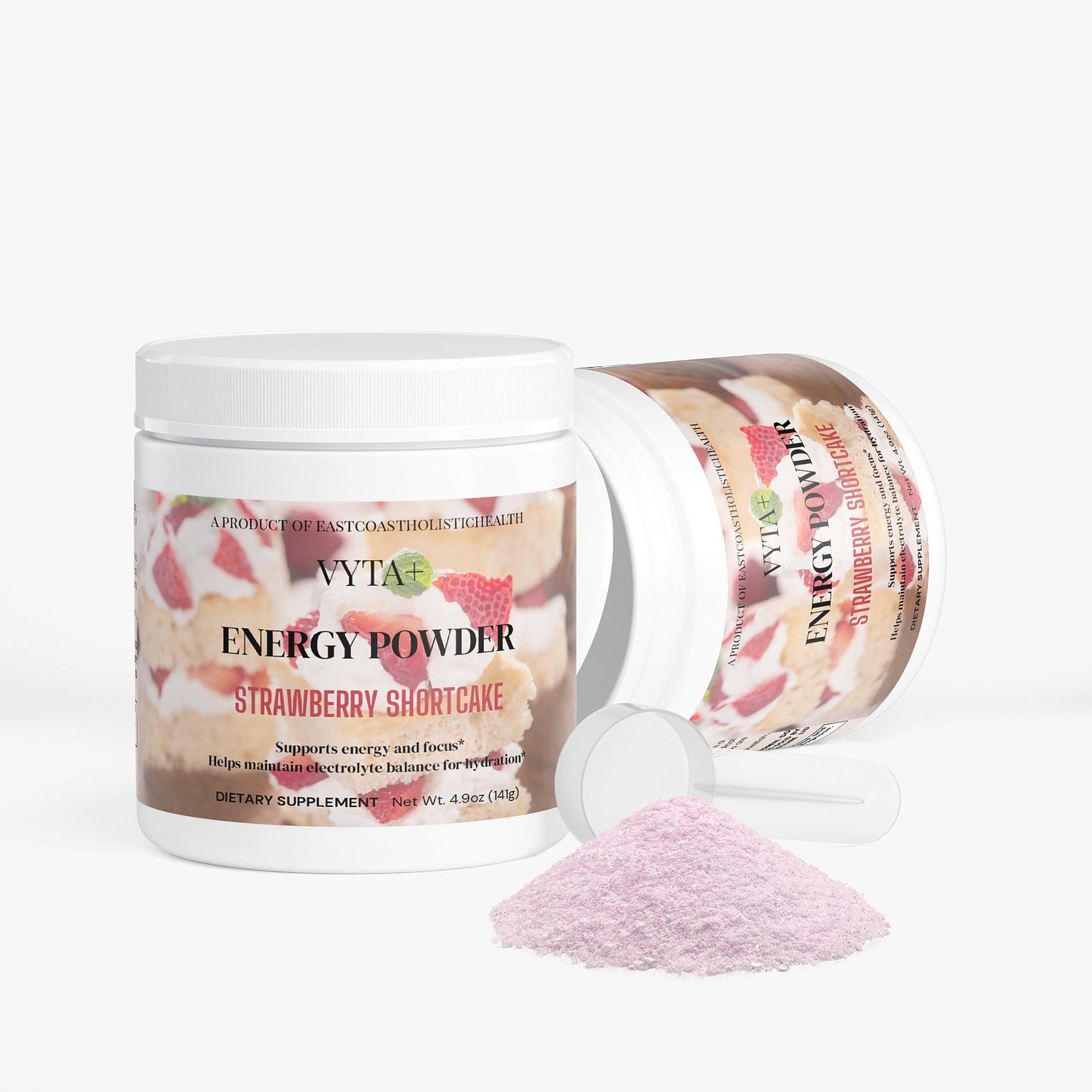 Energy Powder (Strawberry Shortcake)